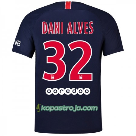Billiga Fotbollströjor Paris Saint-Germain Dani Alves 32 Hemma tröja 2018/19 Kortärmad